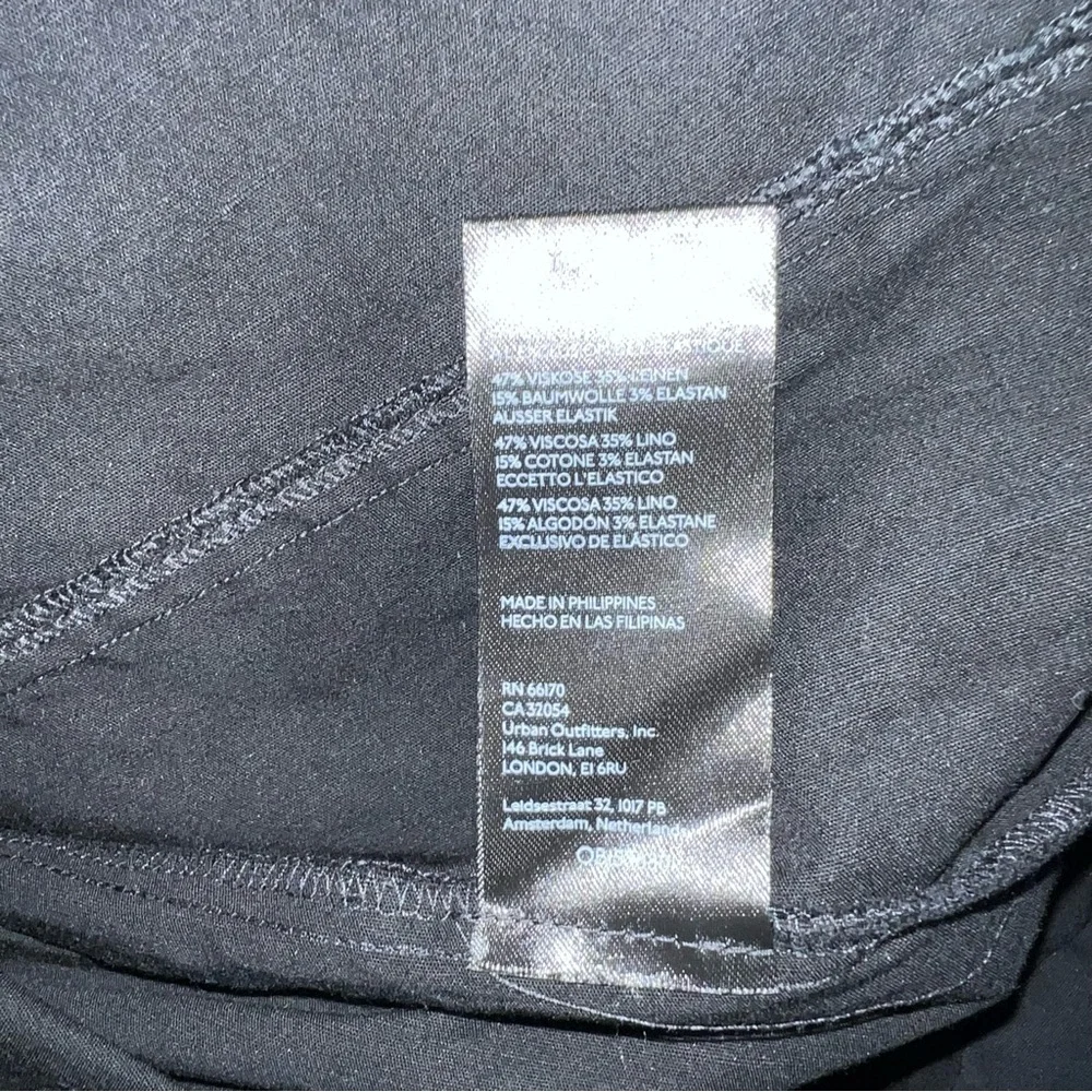 Anthropologie Womens Midi Dress Size 6 Black Preppy Party Celebration Front Slit - Picture 13 of 14